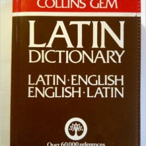 Collins Gem Latin Dictionary: Latin English English Latin